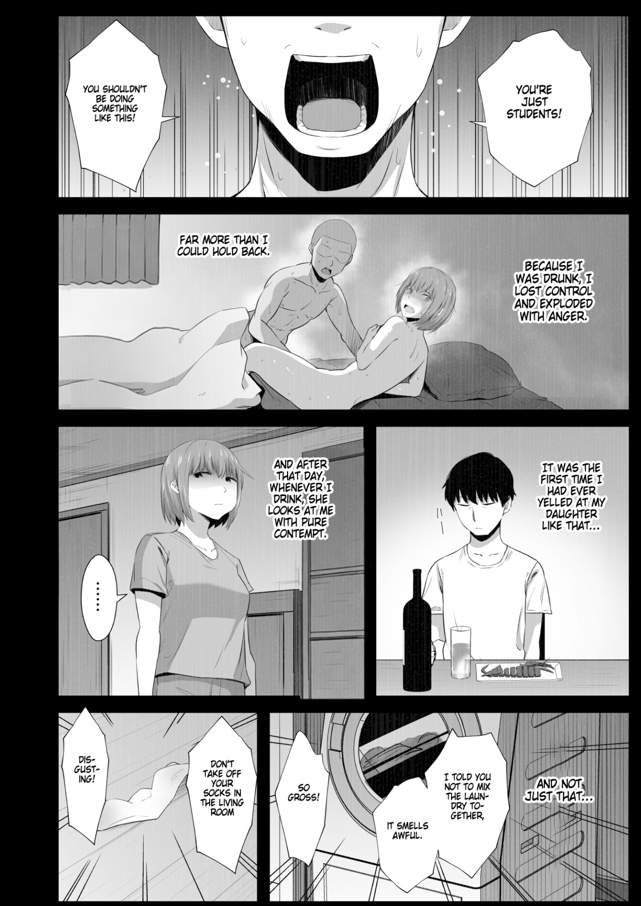 Hentai Manga Comic-A story about taking out my frustration on my daughter's schoolmate-Read-7